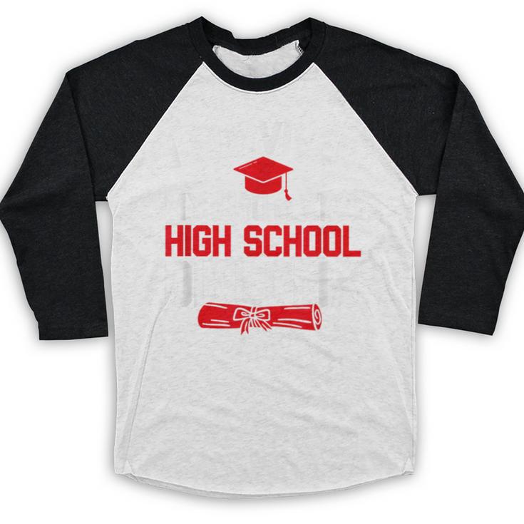 I Survived My Brother's High School Diploma Graduation Baseball Raglan Shirt