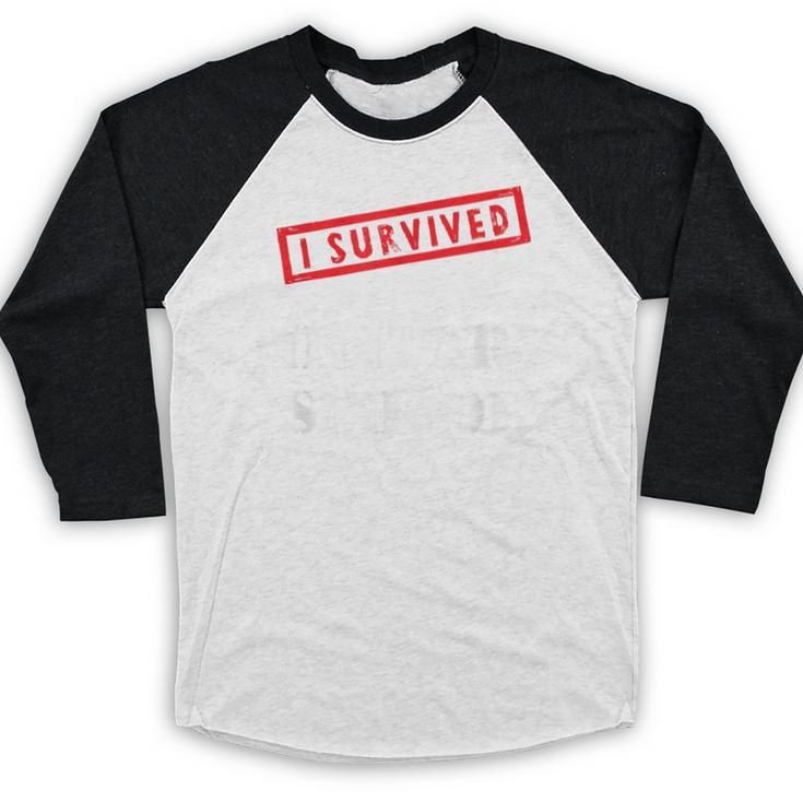 I Survived Military School Graduation Straight Outta Baseball Raglan Shirt