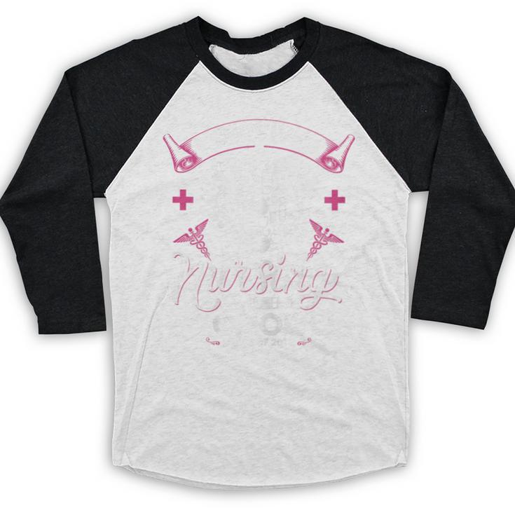 I Survived Nursing School Class Of 2018 Graduation T-Shirt Baseball Raglan Shirt