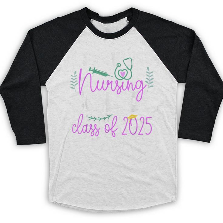 I Survived Nursing School Class Of 2025 New Nurse Graduation Baseball Raglan Shirt