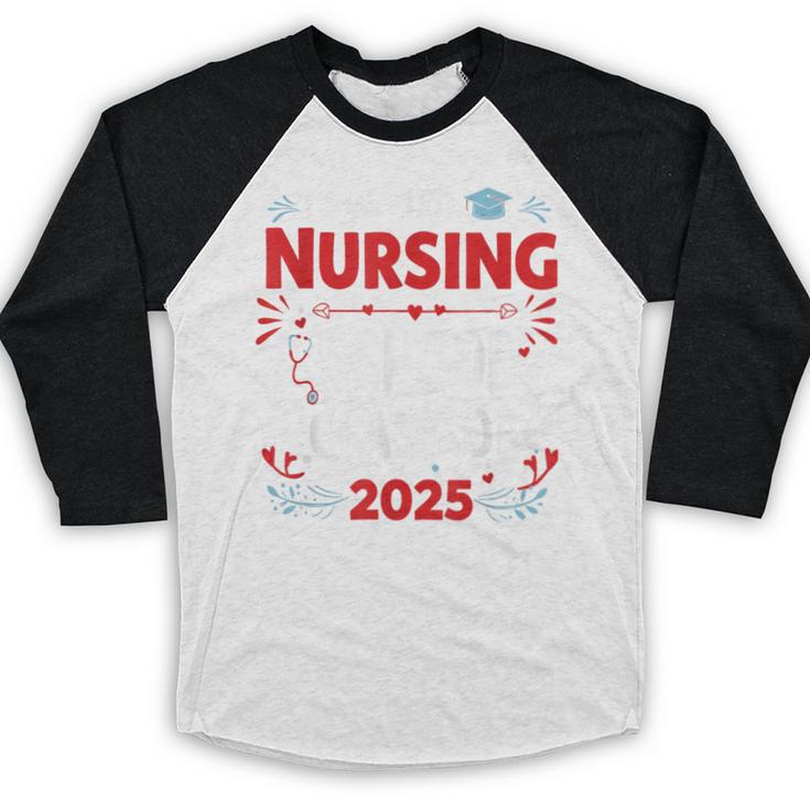 I Survived Nursing School Class Of 2025 Nurse Graduation Baseball Raglan Shirt