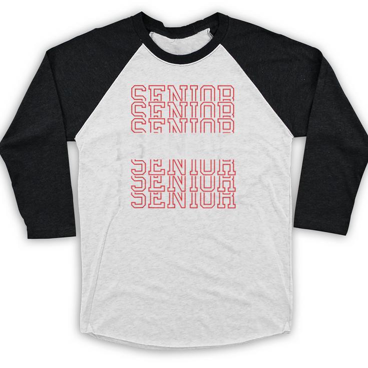 Swimming Senior Night Swimming Senior 2025 Graduation 40 Baseball Raglan Shirt