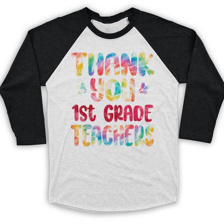 Thank You 1st Grade Teachers Graduation Last Day Of School Baseball Raglan Shirt