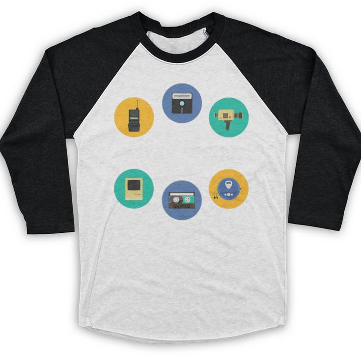 Throwback Thursday Never Forget Nostalgia 80's Retro Premium Tri-Blend T-Shirt Baseball Raglan Shirt