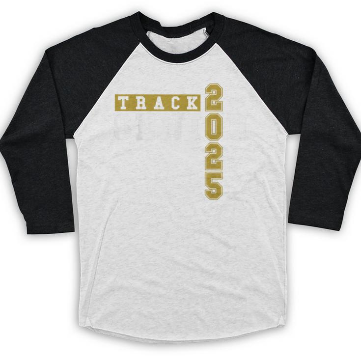 Track Senior Night Track Senior 2025 Graduation 14 Baseball Raglan Shirt