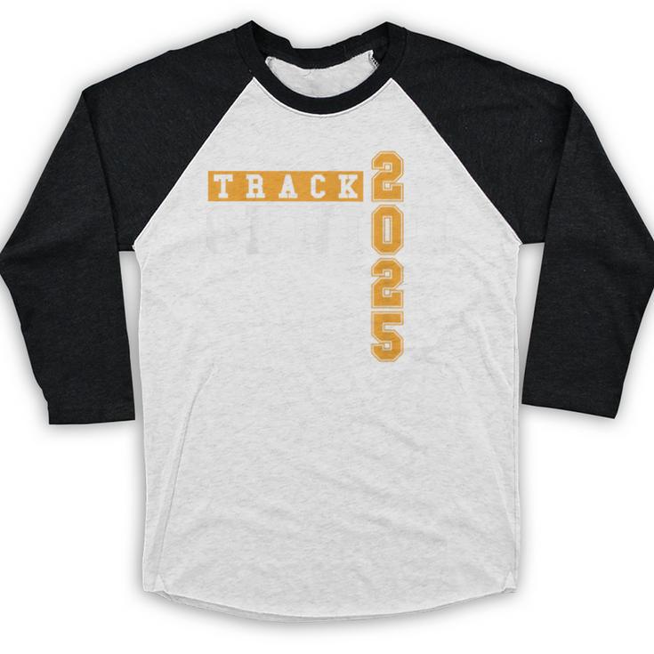Track Senior Night Track Senior 2025 Graduation 8 Baseball Raglan Shirt