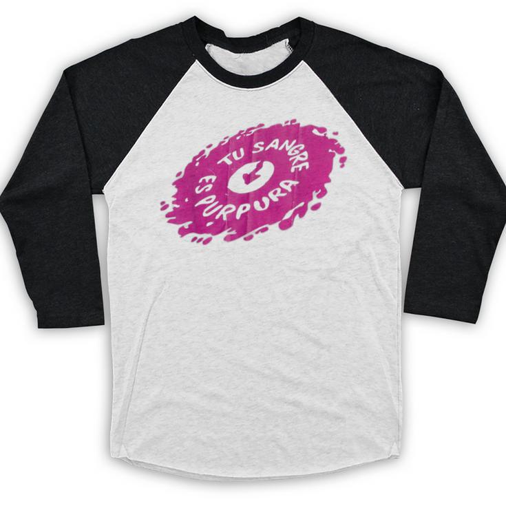 Tu Sangre Es Purpura Mexican Nostalgia Baseball Raglan Shirt Tu Sangre Es Purpura Mexican Nostalgia Baseball Raglan Shirt