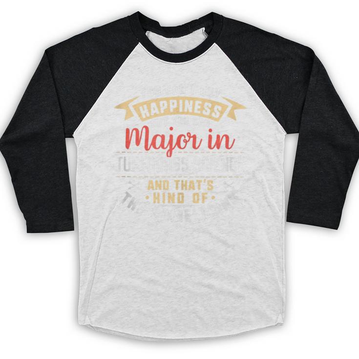 Turfgrass Science Major Student Shirt Graduation Baseball Raglan Shirt