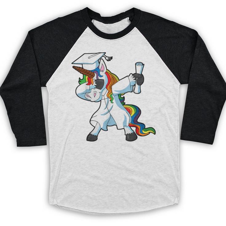 Unicorn Student Graduation 2022 Boys Girls Teenagers Teen Baseball Raglan Shirt