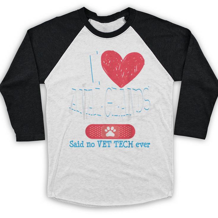 Veterinary Technician Graduation Shirt Vet Tech Baseball Raglan Shirt