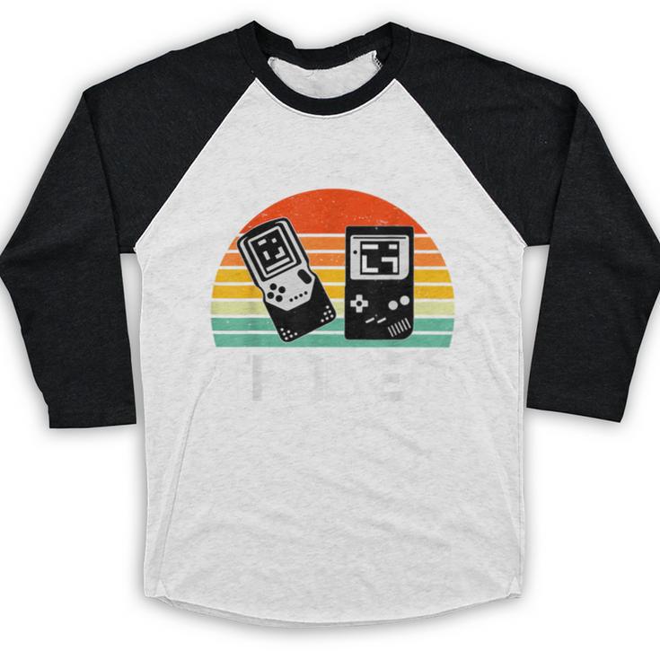 Vintage Retro Classically Trained Video Game 90s Nostalgia Baseball Raglan Shirt Vintage Retro Classically Trained Video Game 90s Nostalgia Baseball Raglan Shirt