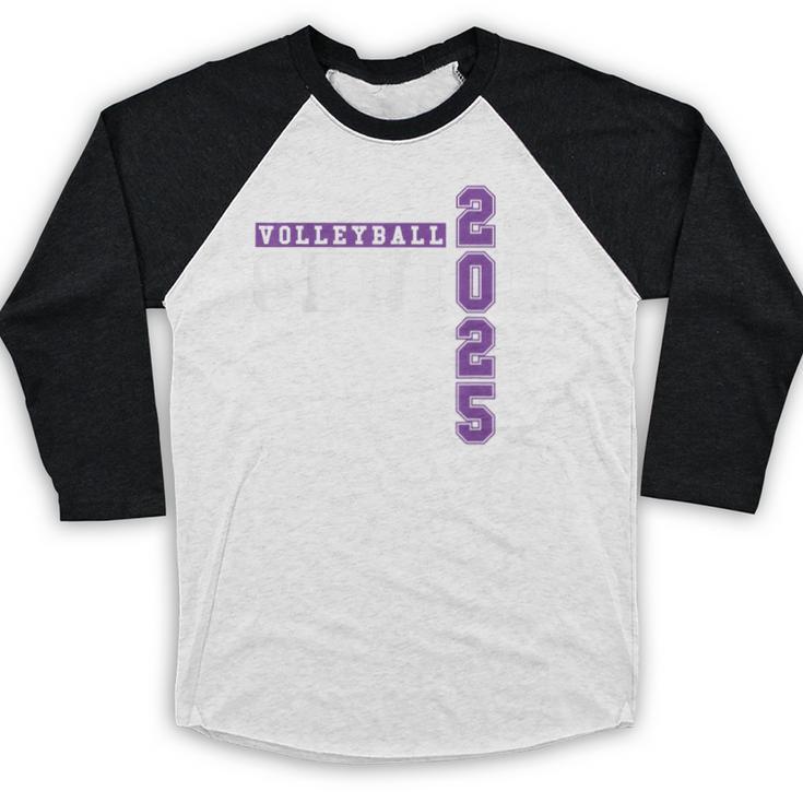 Volleyball Senior Night Volleyball Senior 2025 Graduation 26 Baseball Raglan Shirt
