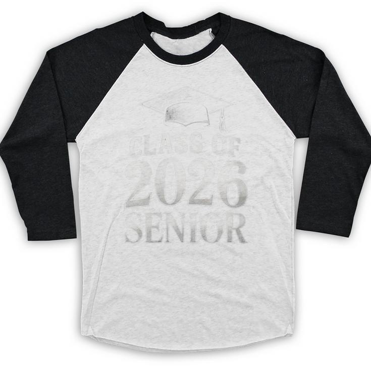 Women's Class Of 2026 Senior Graduation School College Baseball Raglan Shirt