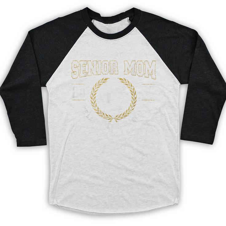 Wrestling Senior Mom The Final Match 2026 Graduation Baseball Raglan Shirt