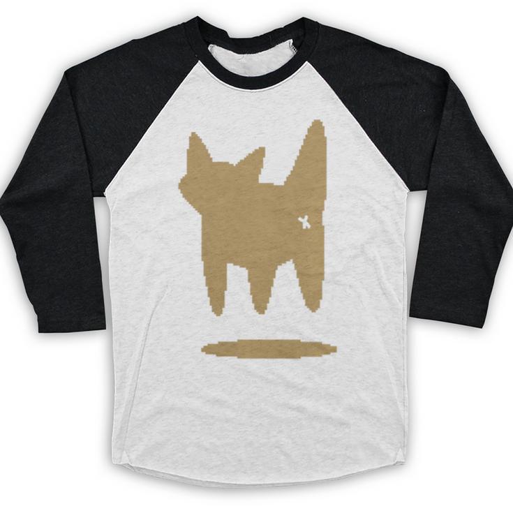 Yk2 Cat With Tomboy Tail 90s Nostalgia Downtown Indie Premium Tri-Blend Baseball Raglan Shirt