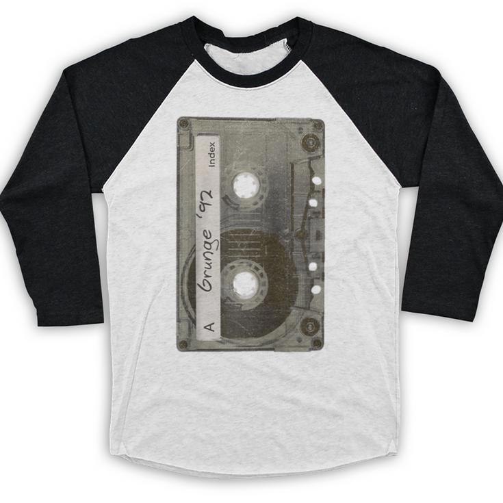 90s MUSIC NOSTALGIA GRAPHIC Raglan Baseball Tee Baseball Raglan Shirt