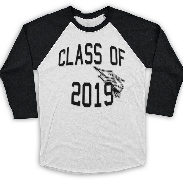 Class Of 2019-High School College University GRADUATION Baseball Raglan Shirt