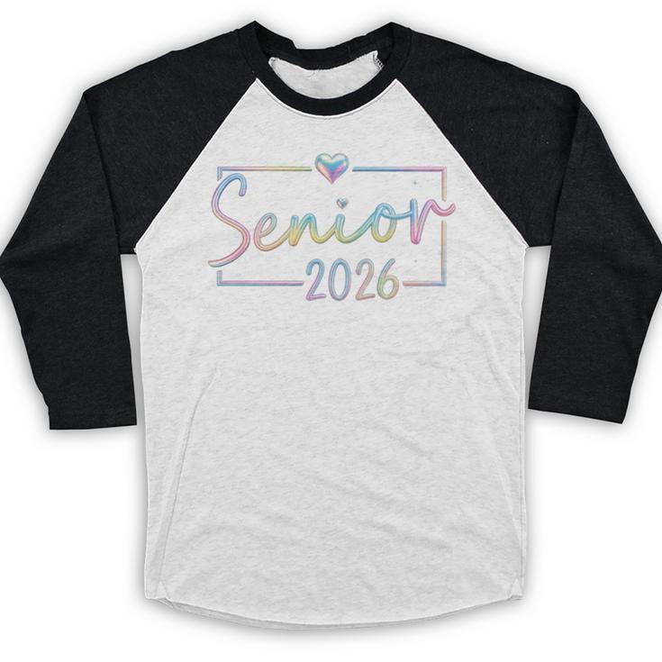Class Of 2026 Senior-2026 Back To School Graduation-2026 Premium Tri-Blend Baseball Raglan Shirt