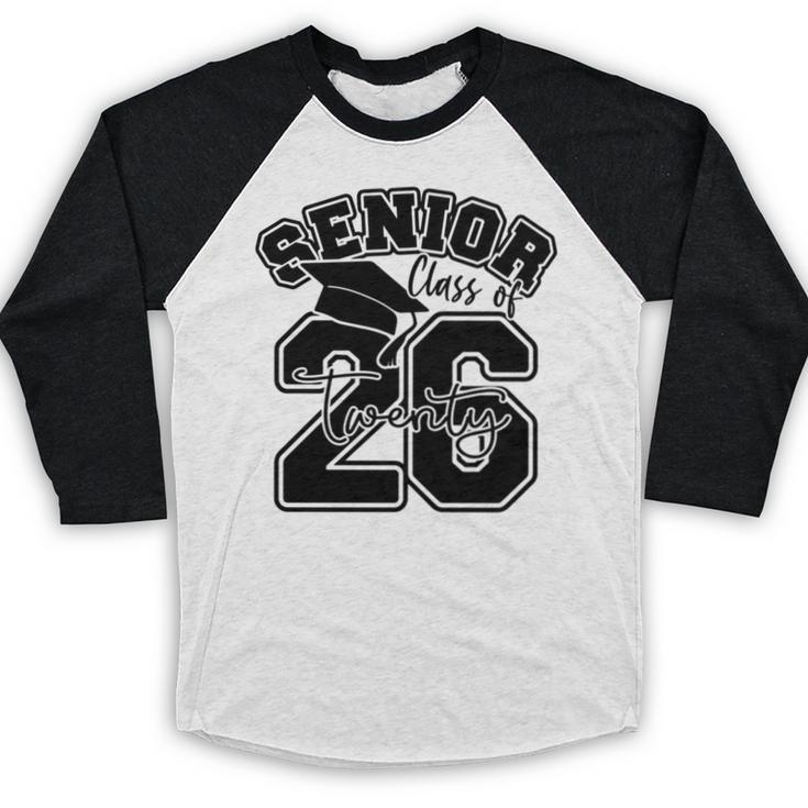 Class Of 2026 Senior 2026 Graduation Baseball Raglan Shirt