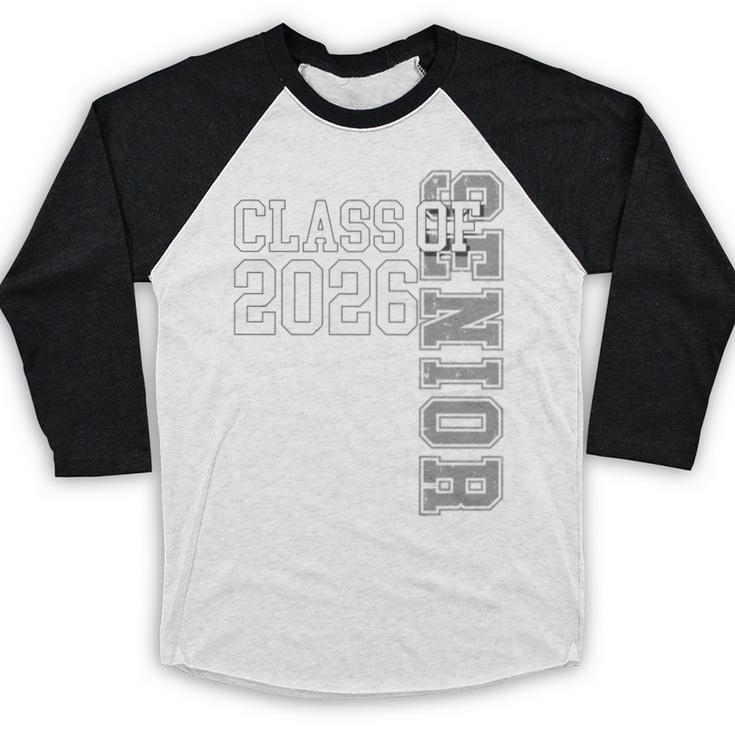 Class Of 2026 Senior 2026 Graduation 2026 Student Kids Baseball Raglan Shirt
