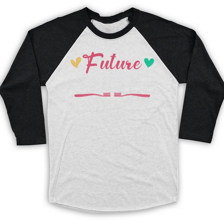 Dental Hygienist Graduation Future Dental Hygienist Baseball Raglan Shirt