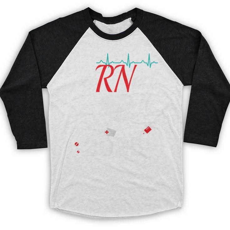 Earned It Nurse Graduation 2025 Nursing Grad Student RN LPN Baseball Raglan Shirt