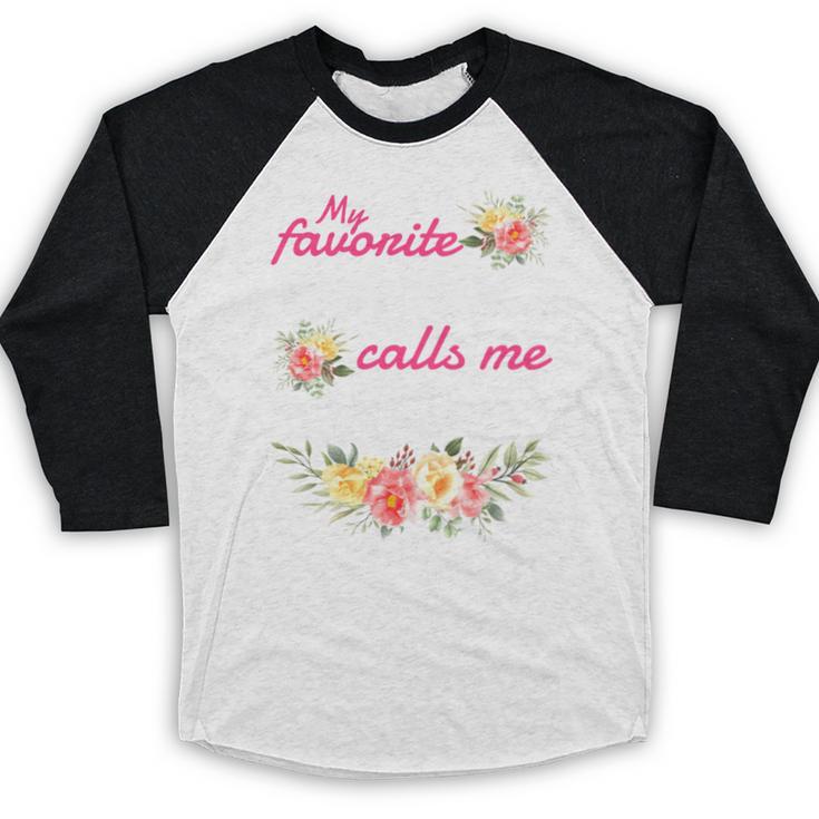 My Favorite Teacher Calls Me Mom Graduation Baseball Raglan Shirt