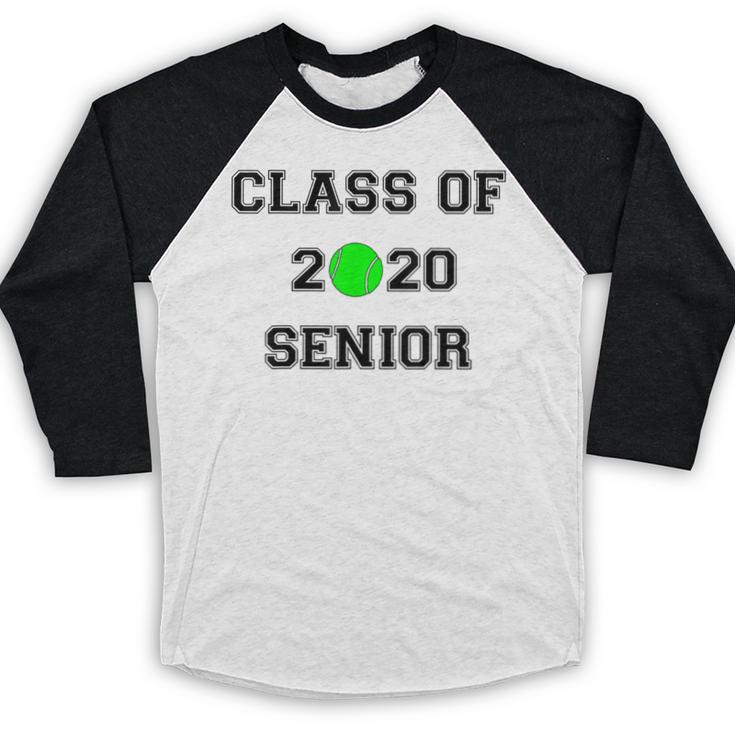 FUN CLASS OF 2020 SENIOR TENNIS GRADUATION GIFT SHIRT Baseball Raglan Shirt