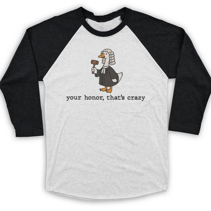Goose Silly Lawyer Law Student School Graduation Baseball Raglan Shirt