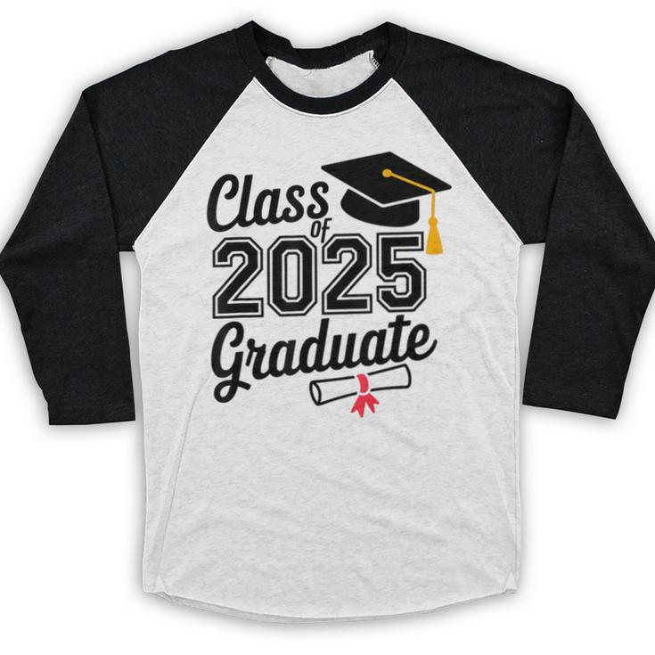 Graduation 2025 Senior 2025 Class Of 2025 Graduate Baseball Raglan Shirt