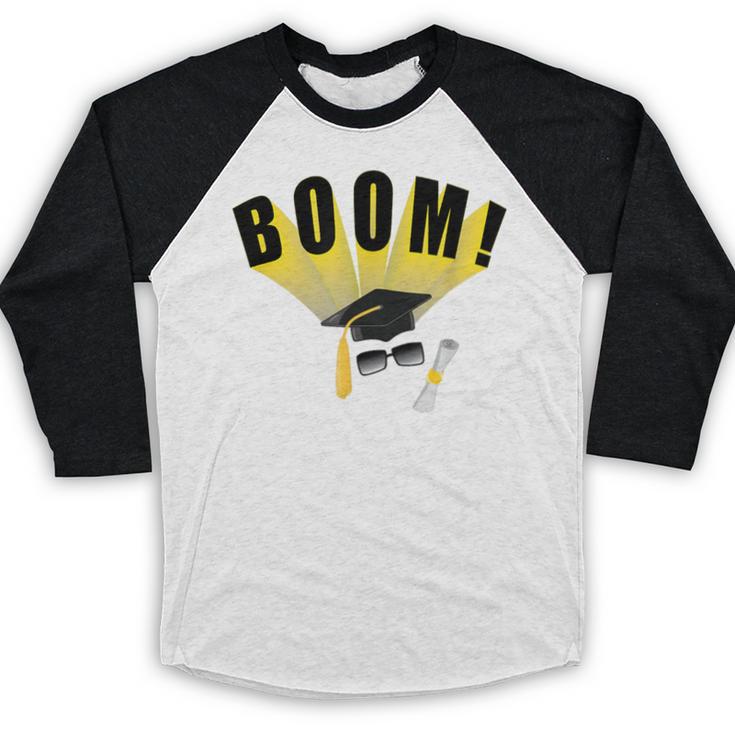 Graduation Cap And Diploma For Proud Graduation Baseball Raglan Shirt