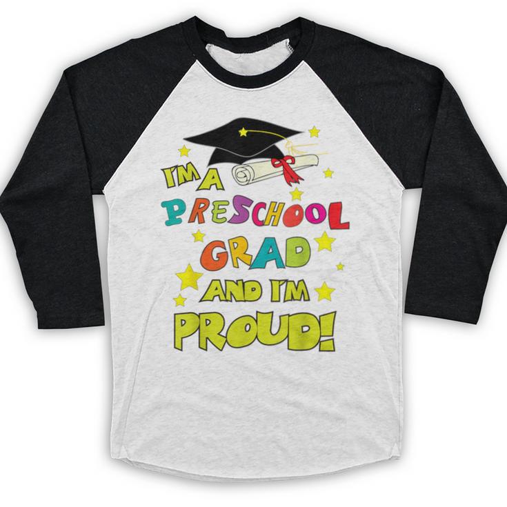 Graduation Class 2018 Cap Gown Shirt Preschool Grad Proud Baseball Raglan Shirt