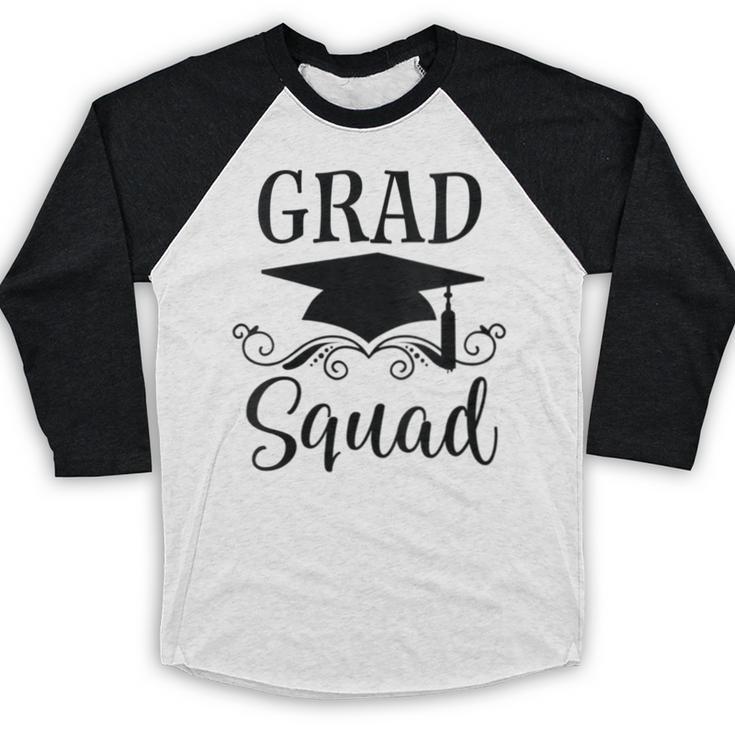 Graduation Grad Squad Baseball Raglan Shirt