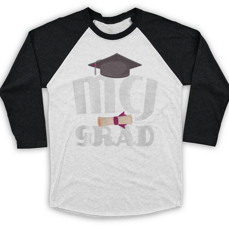 Graduation Masters Criminal Justice Premium Tri-Blend Baseball Raglan Shirt