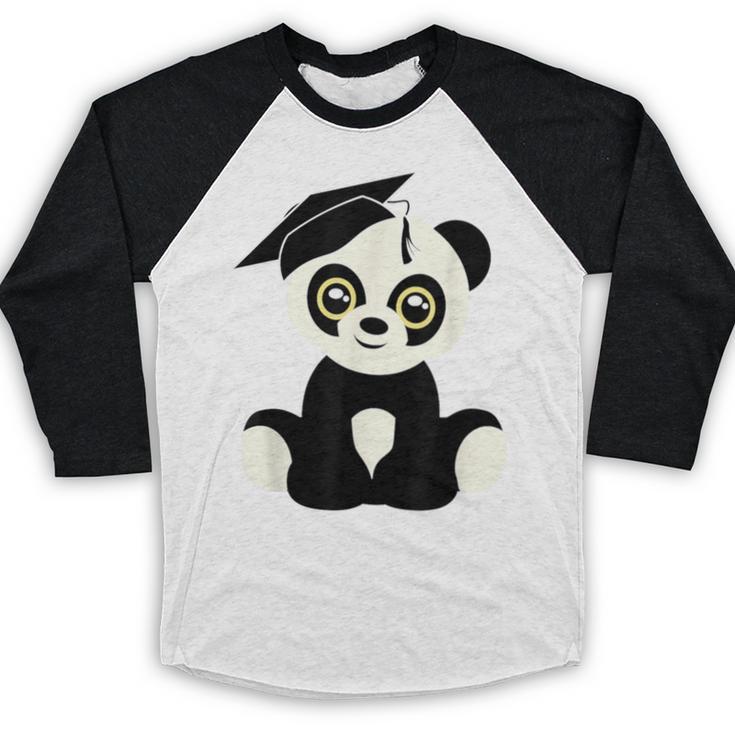 Graduation Panda Bear 2017 Graduate Graduation T-Sh Baseball Raglan Shirt
