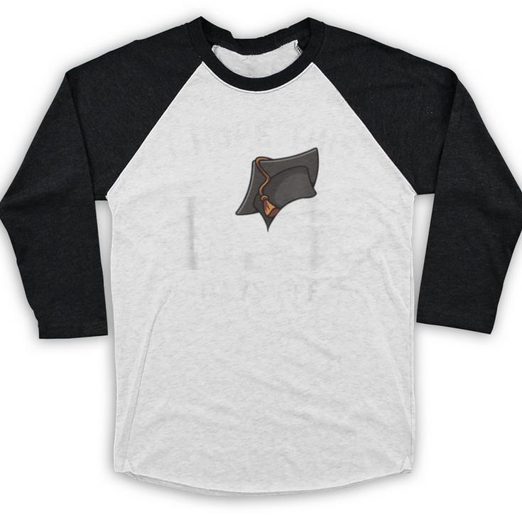 I Hope This BS Pays Off Graduation Bachelors Degree Baseball Raglan Shirt