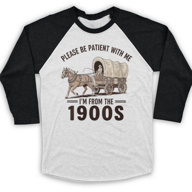 I'm From The 1900s Tee Western For Men Baseball Raglan Shirt