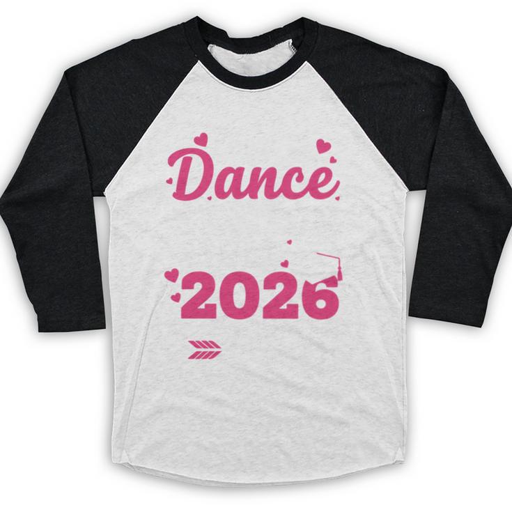 I'm A Dance Senior Mom 2026 Of Course I'm Crying Graduation Baseball Raglan Shirt