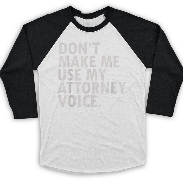 Lawyer Law School Graduation Shirt Attorney T-Shirt Baseball Raglan Shirt
