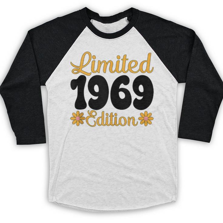 Limited 1969 Edition Retro Nostalgia Art Baseball Raglan Shirt