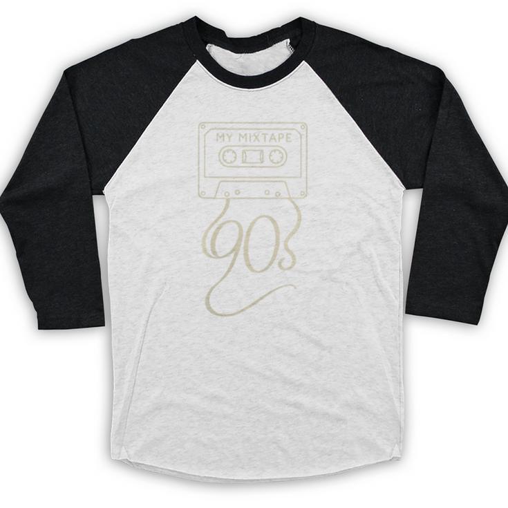 My Mixtape 90s – Retro Cassette Tape Nostalgia Premium Tri-Blend Baseball Raglan Shirt