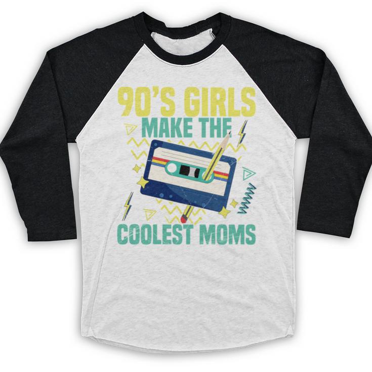 Nineties Girls Make The Coolest Moms Nostalgia 90s Mom Baseball Raglan Shirt