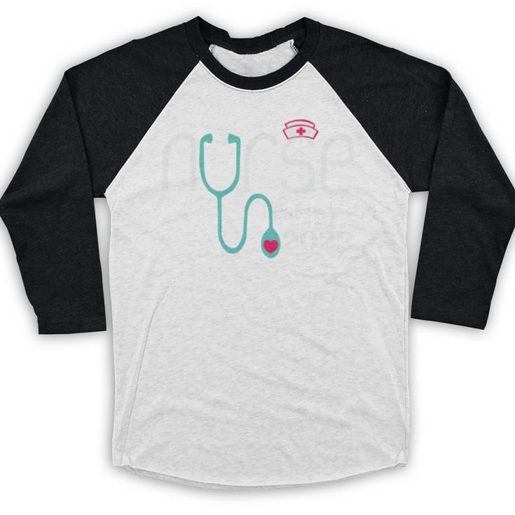 Nurse Est 2022 Rn Nursing School Graduation Graduate Baseball Raglan Shirt