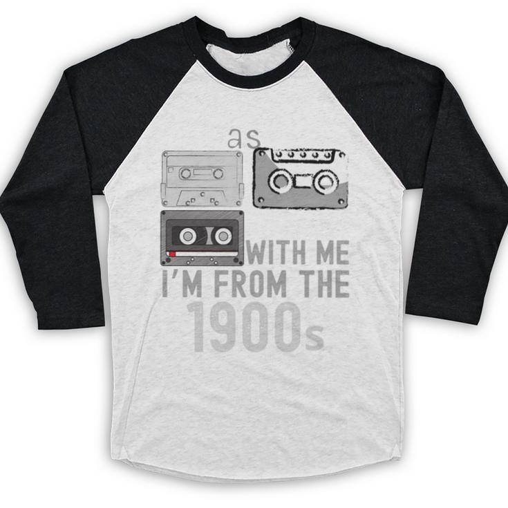 Please Be Patient With Me I'm From The 1900s Retired Fathers Baseball Raglan Shirt