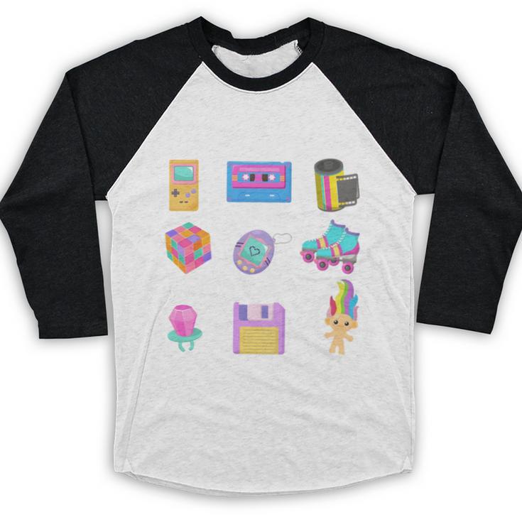 Please Be Patient With Me I'm From The 1900s Retro 90's Baseball Raglan Shirt