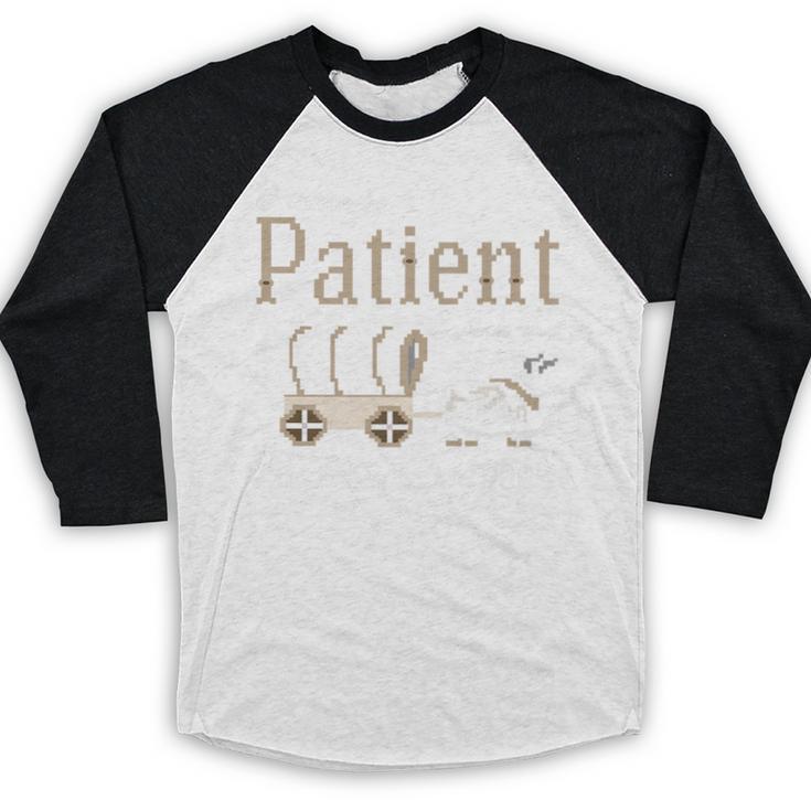Please Be Patient With Me I'm From The 1900s Retro Gamer Premium Baseball Raglan Shirt