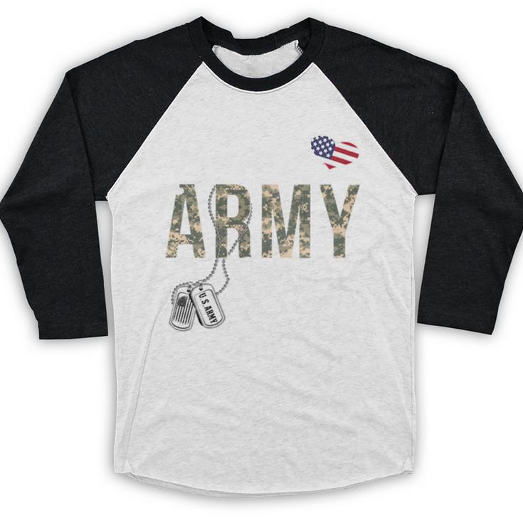 Proud Army Mom Army Graduation Mom US Army Mom Baseball Raglan Shirt