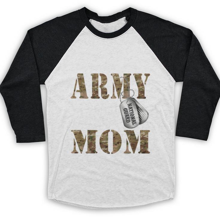 Proud Army National Guard Mom National Guard Graduation Baseball Raglan Shirt
