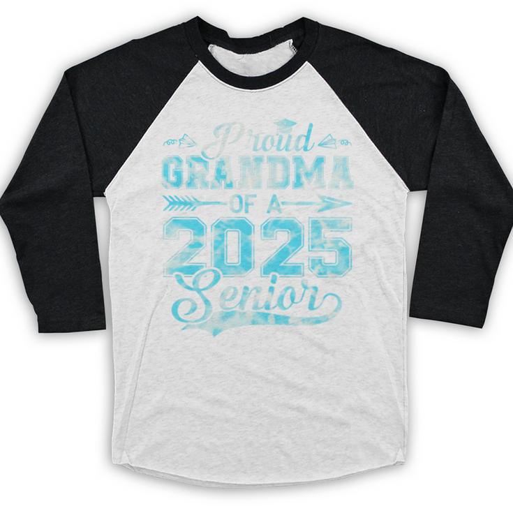Proud Grandma Of a 2025 Senior Graduate Graduation Premium Baseball Raglan Shirt