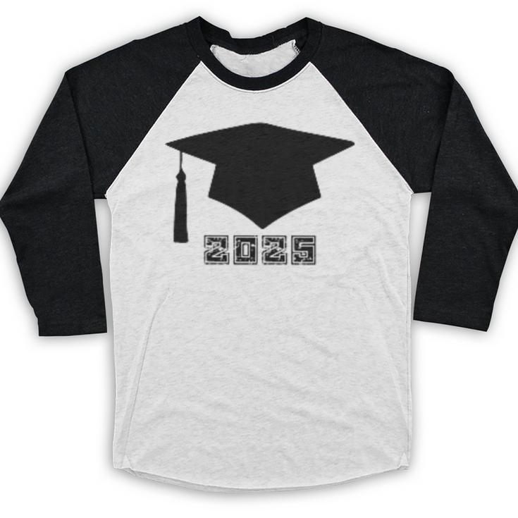 SENIOR 2025 Cute Graduation Class Of 2025 Graduate Baseball Raglan Shirt